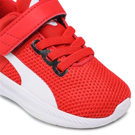 Zapatillas Puma Flyer Runner V Inf High Risk Red Puma White