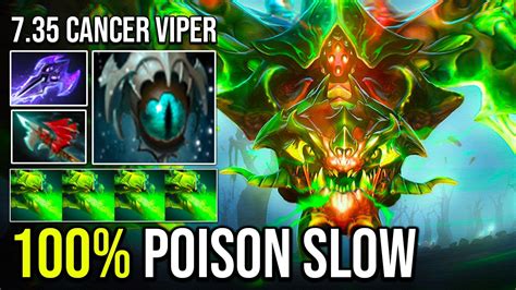 100 Cancer Poison Slow Viper Eye Of Skadi TRULY Can T Move Dota 2