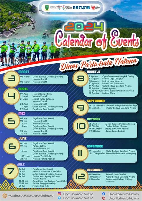 Dinas Pariwisata Natuna Rilis Kalender Event Event Akan Digelar