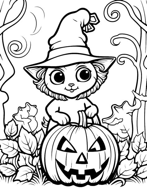 50 Halloween Coloring Pages: Free Sheets for Kids