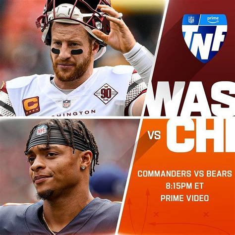 Commanders Vs Bears On Primetime Tnf Has Nfl Fans Seething