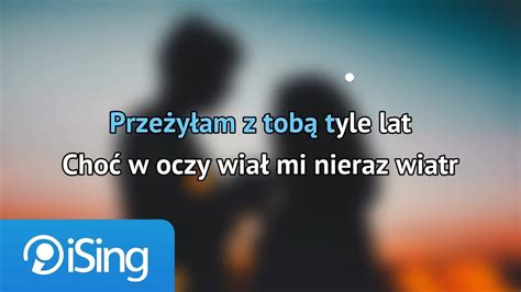 Krystyna Giżowska Przeżyłam z tobą tyle lat karaoke iSing YouTube