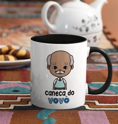 Caneca Do Vov Loja Janart Estampas Elo Produtos Especiais