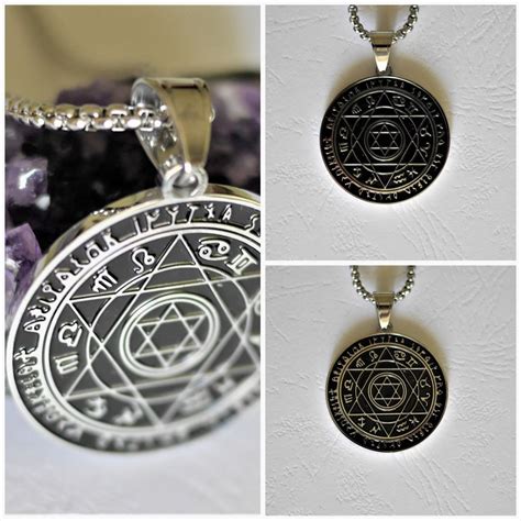 Solomon Hexagram Talismanpowerful Amuletoriginal Etsy Talisman