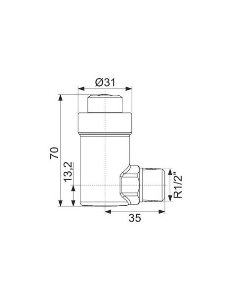 Purgeur d air automatique équerre 1 2 à flotteur Flexvent H FLAMCO