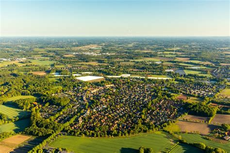 Münster aus der Vogelperspektive Stadtansicht im Stadtgebiet im