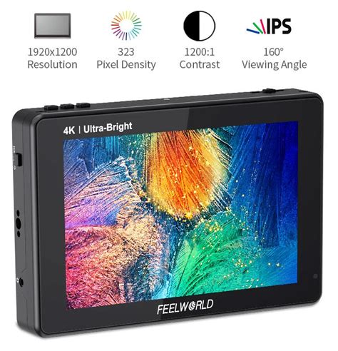 Feelworld Lut Pro Inch Nits D Lut Touch Screen Dslr Camera