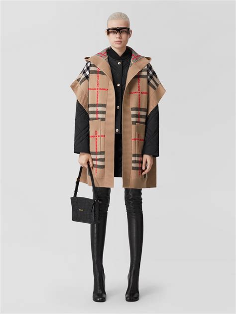 Womens Designer Ponchos And Capes Burberry® Official