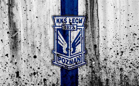 FC Lech Poznan Grunge Ekstraklasa Logo Football Club Poland Lech