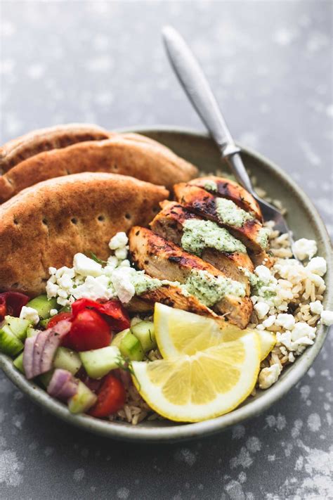 Meal Prep Greek Chicken Gyro Bowls Easy Healthy And Incredibly