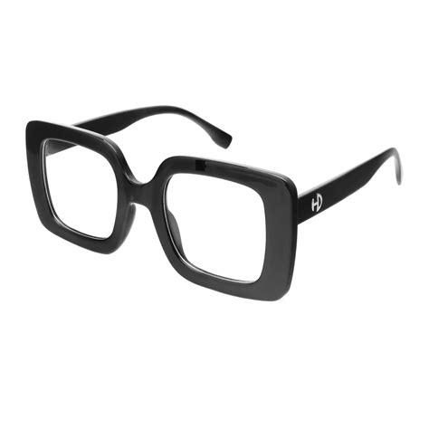 Dahlia Square Black Glasses For Women Efe