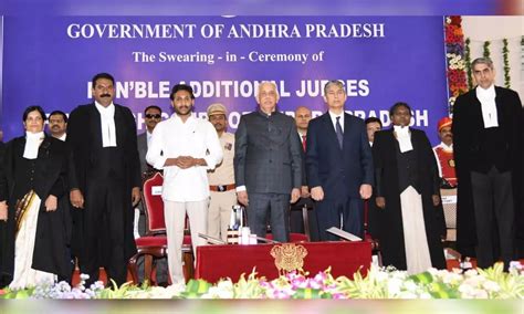 Four additional judges of Andhra Pradesh High Court sworn in