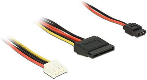 Delock Kabel Power Floppy Pin Strom Buchse Sata Pin Buchse