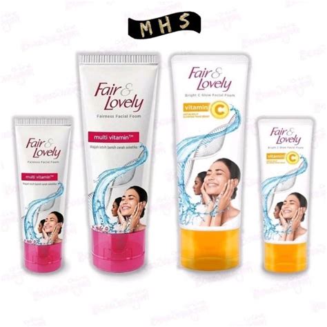 Jual Mhs Fair Lovely Glow Facial Foam Shopee Indonesia