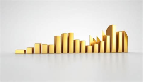 Premium Photo | Incremental diagram made of realistic golden coins 