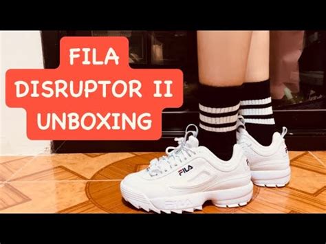 Fila Disruptor Ii Unboxing Youtube