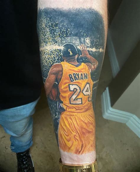 Tattoo By Steve Butcher Kobe Bryant Tattoos Portrait Tattoo Art