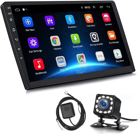 Hikity Android Double Din Car Stereo With Gps Navigation Inch Touch