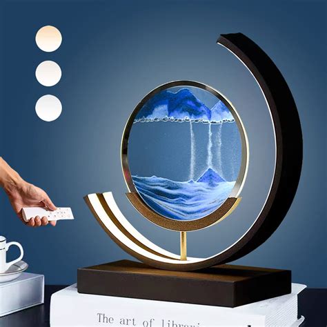 REVIEW Sands Of Time Lamp Artistic Sand Art LED Lamp