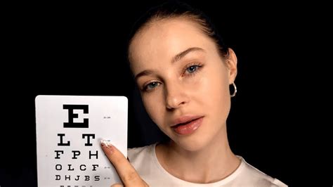 Asmr Relaxing Eye Exam Roleplay 🤓 Light Triggers Focus Test And Eye