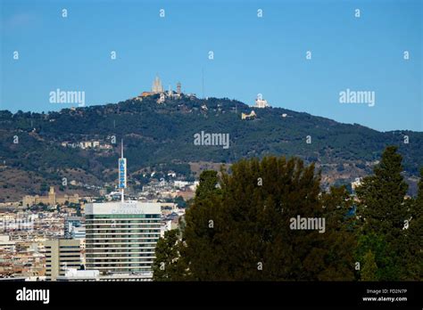 Barcelona City View Stock Photo Alamy