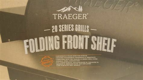 Traeger Bac361 Folding Front Shelf 20 Series Grills In Original Box Ebay