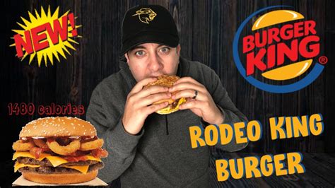 New Burger King Rodeo Stacker King Food Review YouTube