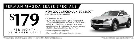 New Mazda Dealer Specials | Ferman Mazda Of Brandon