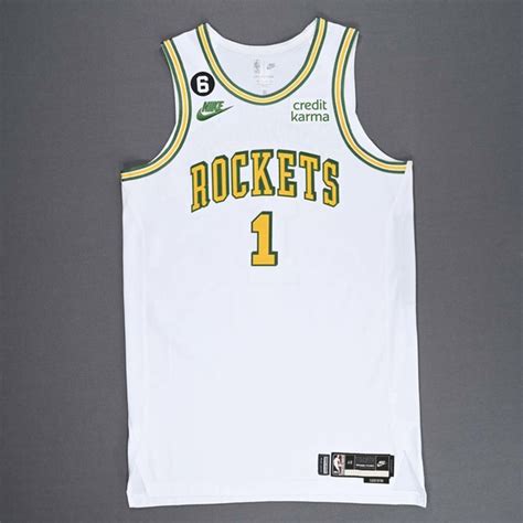 Jabari Smith Jr Houston Rockets Game Worn Classic Edition Jersey