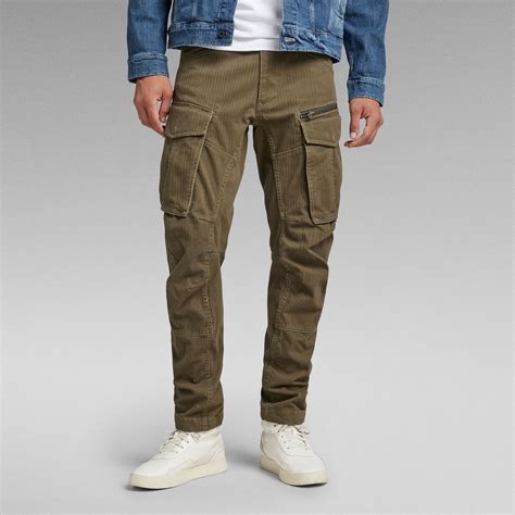 Pantalon Rovic Zip D Regular Tapered Vert G Star Raw