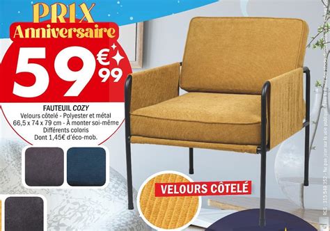 Promo Fauteuil Cozyc Tel Chez La Foir Fouille