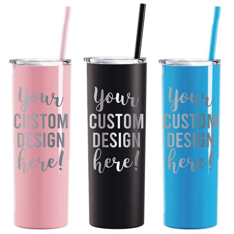 Custom Design Your Own Tumbler Company Logo Tumbler Custom Etsy