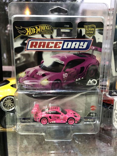 Hot Wheels Premium Chase 0 5 Porsche Pink Race Day EBay
