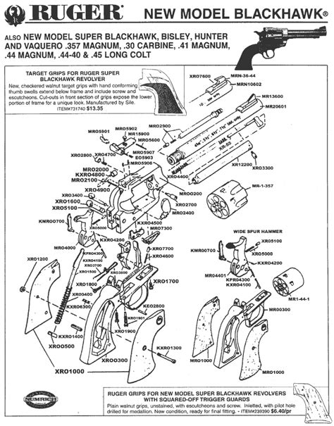 Schematics Ruger New Model Blackhawk