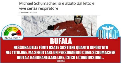 Bufale Sotto L Albero Vol 3 Michael Schumacher Butac Bufale Un