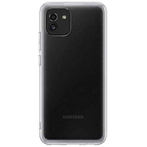 SAMSUNG Galaxy A03 4G skaidrus silikoninis dėklas