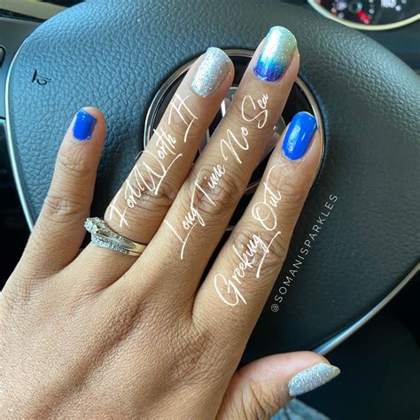 Pin On Blue Nails