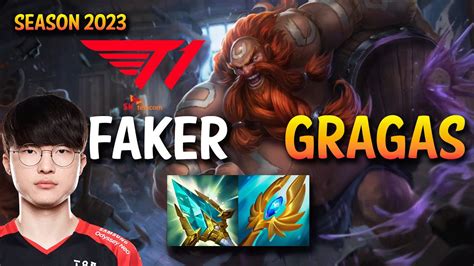 T1 Faker GRAGAS Vs ANNIE Mid KR Ranked YouTube