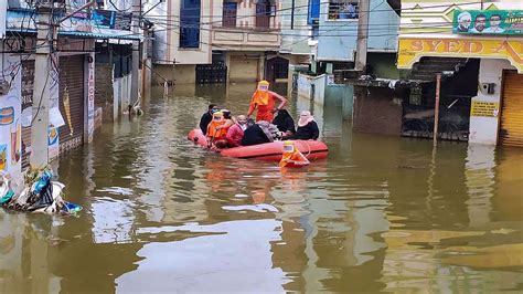 Telangana floods: 50 dead; state suffered Rs 5,000 crore loss, says CM ...