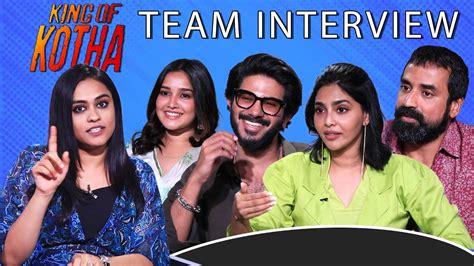 King Of Kotha Team Interview Dulquer Salmaan Aishwarya Lekshmi