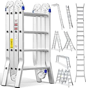 Step Ladder Extra Wide Bryner Ladder In Multi Purpose Aluminium