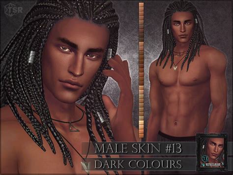 The Sims Resource Male Skin 13 Medium And Dark Colours