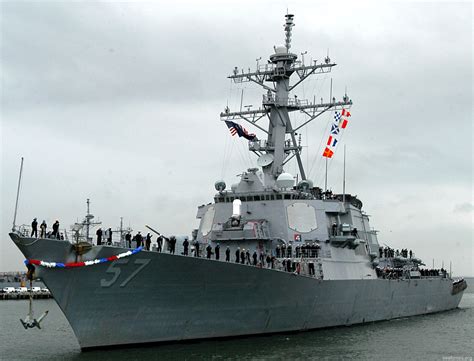 Uss Mitscher Ddg Arleigh Burke Class Destroyer Us Navy