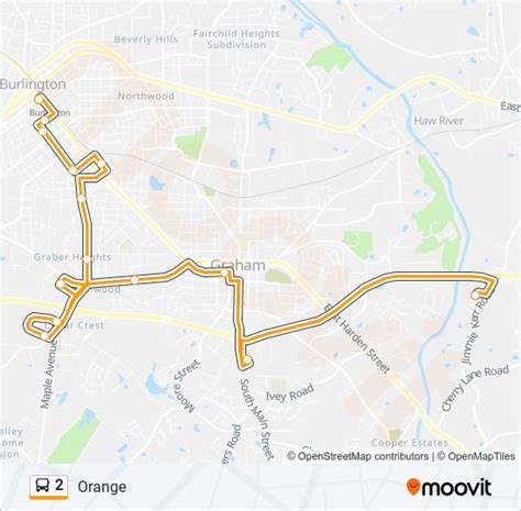 2 Route Schedules Stops Maps Orange Updated