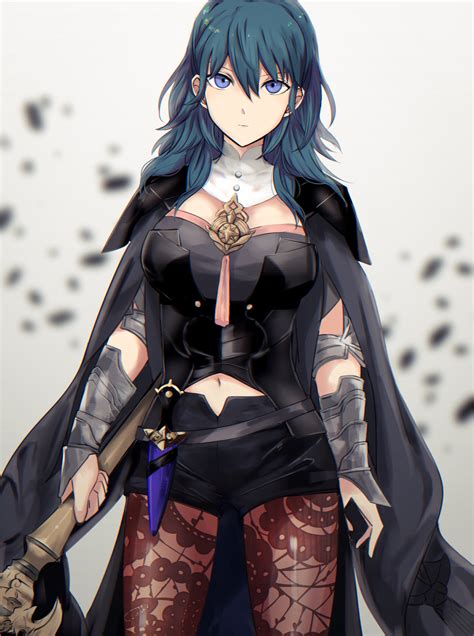 Safebooru 1girl Armor Blue Eyes Blue Hair Breasts Byleth Byleth Female Cape Doku Ringo36