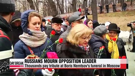 Slain Putin Critic Boris Nemtsov Laid To Rest Video Dailymotion