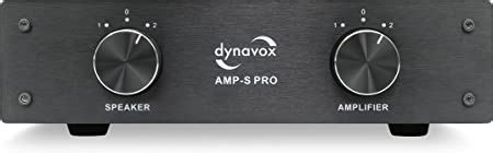 Dynavox S Pro Verst Rker Und Lautsprecher Umschalter In