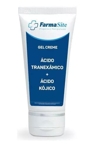 Ácido tranexâmico 5 ácido kójico 5 gel creme 30g FarmaSite para