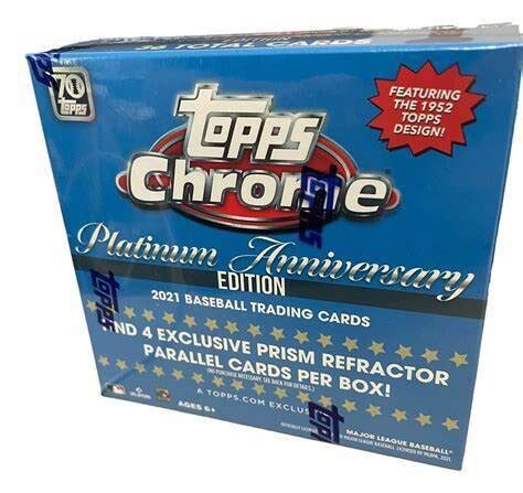 Topps Chrome Platinum Anniversary Mega Box