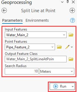 How To Split Polyline Features At Points In Arcgis Pro